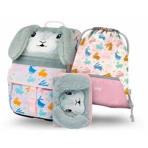 Baagl 3 SET Zippy Bunny: aktovka, penál, sáček obraz