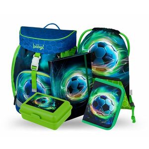 Baagl 5 SET Airy Fotbal Míč: batoh, penál, sáček, desky, box obraz