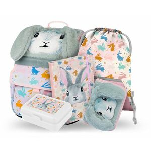 Baagl 5 SET Zippy Bunny: aktovka, penál, sáček, desky, box obraz