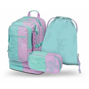 Baagl SET 3 Cubic Sweet: batoh, penál, sáček obraz