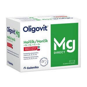 Oligovit Mg DIRECT Hořčík + B1 + B6 + K2 + D3 50 sáčků obraz