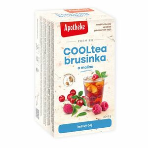 Apotheke CoolTea Brusinka s malinou porcovaný čaj 20x2 g obraz