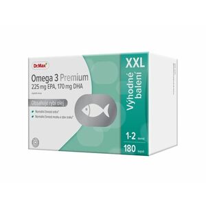 Dr. Max Omega 3 Premium XXL 180 kapslí obraz