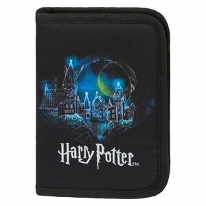 Baagl Školní penál jednopatrový Harry Potter Bradavice Lumos obraz