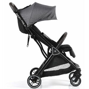 Cangaroo Dětský lehký kočárek Easy fold, do 22kg - šedý obraz