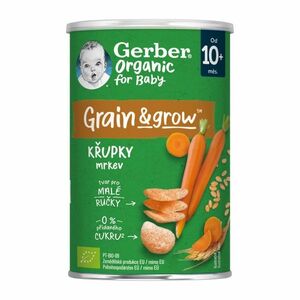 Gerber Organic Křupky s mrkví BIO 10m+ 35 g obraz