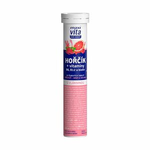 Maxivita Hořčík + B6 + B12 + biotin 20 šumivých tablet obraz