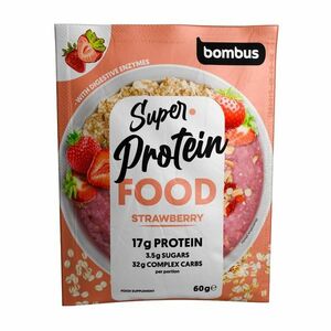 Bombus Super Protein Food Kaše Strawbery 60 g obraz