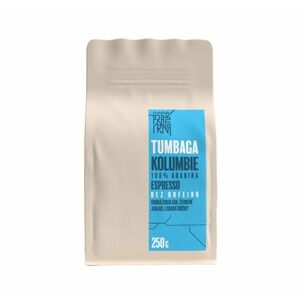 CrossCafe Pražírna Tumbaga 100% Arabica zrnková káva bez kofeinu 250 g obraz