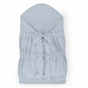 Petite&Mars Zavinovačka šněrovací Nurse s pevnou kokosovou vložkou Dusty Blue 75x75 cm obraz