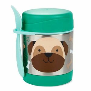 SKIP HOP Zoo Termoska na jídlo se lžičko/vidličkou Mopslík 325 ml, 3r+ obraz