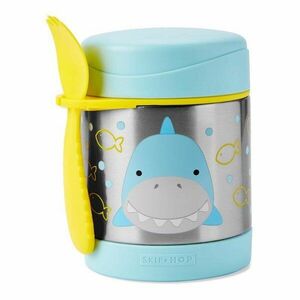 SKIP HOP Zoo Termoska na jídlo se lžičkou/vidličkou Žralok 325 ml, 3r+ obraz