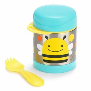 SKIP HOP Zoo Termoska na jídlo se lžičkou/vidličkou Včelka 325 ml, 3r+ obraz
