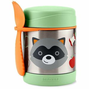 SKIP HOP Zoo Termoska na jídlo se lžičkou/vidličkou Mýval 325 ml, 3r+ obraz