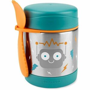 SKIP HOP Spark Style Termoska na jídlo se lžičkou/vidličkou Robot 325 ml, 3r+ obraz