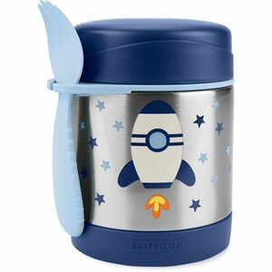 SKIP HOP Spark Style Termoska na jídlo se lžičkou/vidličkou Raketa 325 ml, 3r+ obraz