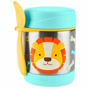 SKIP HOP Zoo Termoska na jídlo se lžičkou/vidličkou Lev 325 ml, 3r+ obraz