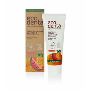 ECODENTA Certifikovaná dětská pasta s příchutí šťavnatého ovoce 75 ml obraz
