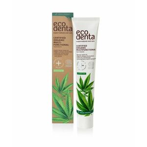 ECODENTA Certifikovaná BIO multifunkční zubní pasta s konopným olejem 75 ml obraz