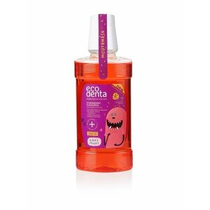 ECODENTA Kake Make Dětská ústní voda s jahodovou příchutí 250 ml obraz