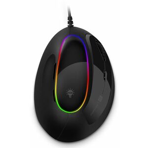 Connect IT For health RGB Ergonomická vertikální myš drátová černá obraz