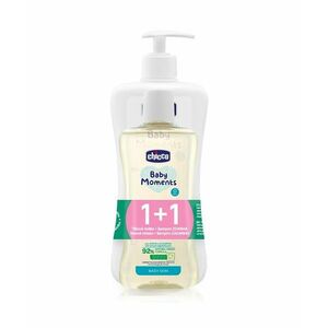 Chicco Tělové mléko s dávkovačem Baby Moments 500 ml + šampon 200 ml obraz
