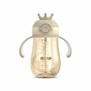 Neno Hrneček se slámkou 12m+ 280 ml 1 ks hnědý obraz