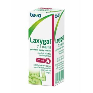 Laxygal 7, 5 mg/ml perorální kapky, roztok 25 ml obraz