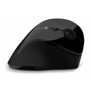 Connect IT For Health Gloss Ergonomická vertikální myš bezdrátová černá obraz