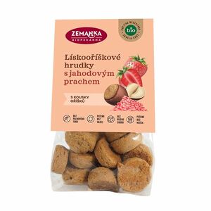 Zemanka BIO Lískooříškové hrudky s jahodovým prachem 100 g obraz
