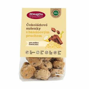 Zemanka BIO Sušenky s čokoládou a banánovým prachem 100 g obraz