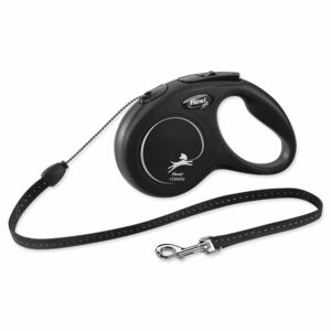Flexi New Classic lanko S 5m do 12kg černé obraz