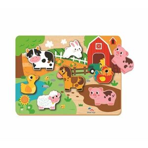 2Kids Toys Vkládací puzzle Farma 8 ks obraz