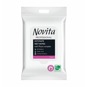Novita Phyto Complex Vlhčené ubrousky na intimní hygienu 15 ks obraz