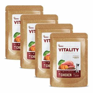 Akinu VITALITY na cesty kuřecí pro psy 4 x 150 g obraz