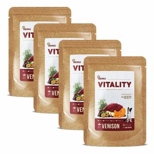 Akinu VITALITY na cesty zvěřina pro psy 4 x 150 g obraz