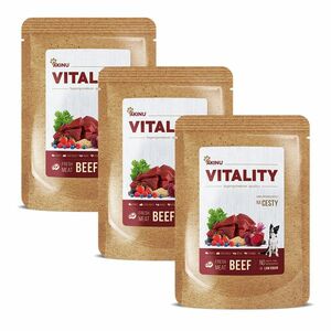 Akinu VITALITY na cesty hovězí pro psy 3 x 300 g obraz