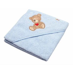Baby Nellys Kojenecká froté osuška s kapucí 80x80cm Sweet dreams by TEDDY - modrá obraz
