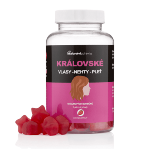 Království zdraví Královské vlasy, nehty, pleť s biotinem a vitamíny, 60 gumových bonbónů obraz
