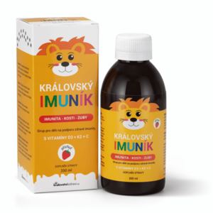 Království zdraví Královský Imuník - dětský sirup pro zdravou imunitu + (Vit D3 + K2 + C), 200ml obraz