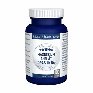 Clinical Magnesium chelát + Draslík + B6 100 tablet obraz