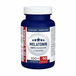 Clinical Melatonin Forte Magnesium L-Theanine 100+50 tablet obraz