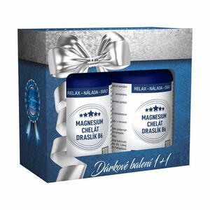 Clinical Magnesium chelát + Draslík + B6 100+100 tablet dárkové balení obraz