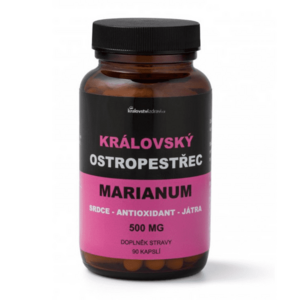 Království zdraví Královský Ostropestřec Marianum 500 mg, extrakt 80% Silymarinu, 90 kapslí obraz