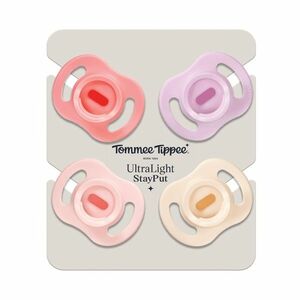 Tommee Tippee Silikonový Dudlík Ultralight Girl 0–⁠⁠⁠⁠⁠⁠6m 4 ks obraz