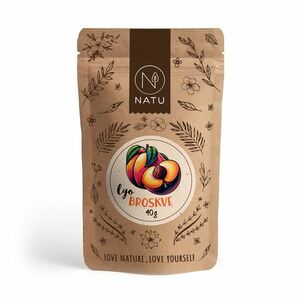 NATU Lyofilizované broskve plátky 40 g obraz