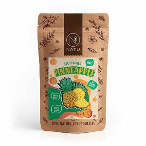 NATU Ovocné kuličky ananasové BIO 90 g obraz