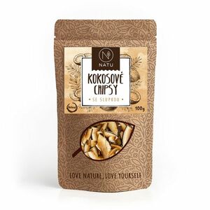 NATU Kokosové chipsy se slupkou 100 g obraz