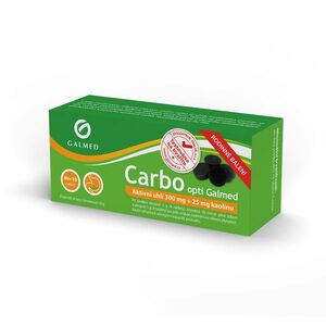 Galmed Carbo medicinalis Opti 300 mg rodinné balení 40+10 tablet obraz