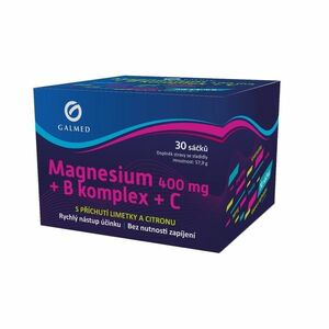 Galmed Magnesium 400 mg + B komplex + C 30 sáčků obraz